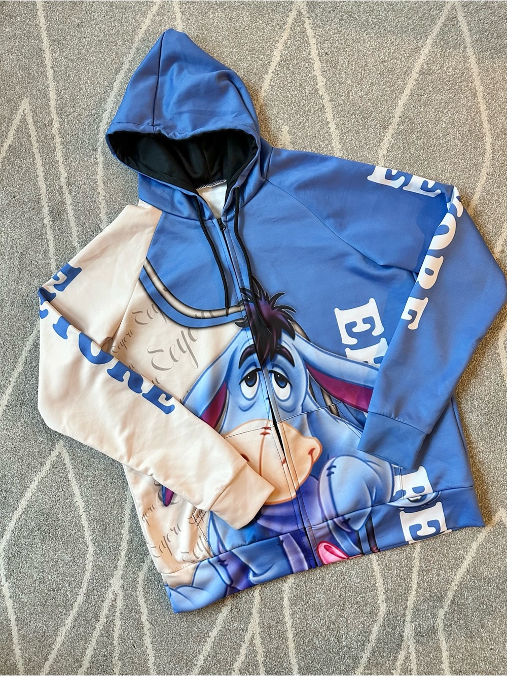 Disney Eeyore Purple Full Zip Hoodie